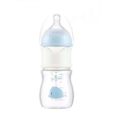 Edlike Glass Feeding Bottle With Formula Dispenser 150ml Blue
