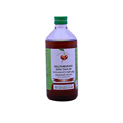 Vaidyaratnam Nalpamradi Kera Thailam 200 ML Oil Pack of 2