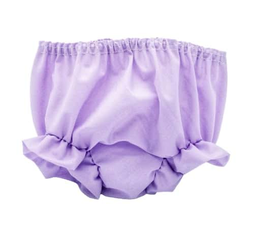 IC Collections Baby Double Seat Diaper Cover With Ruffle Edging