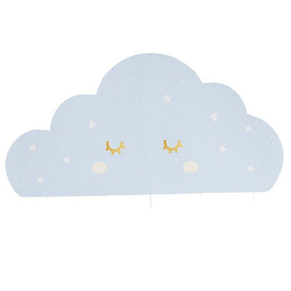 Fun Express Blue Cloud Baby Shower Doorway Curtain