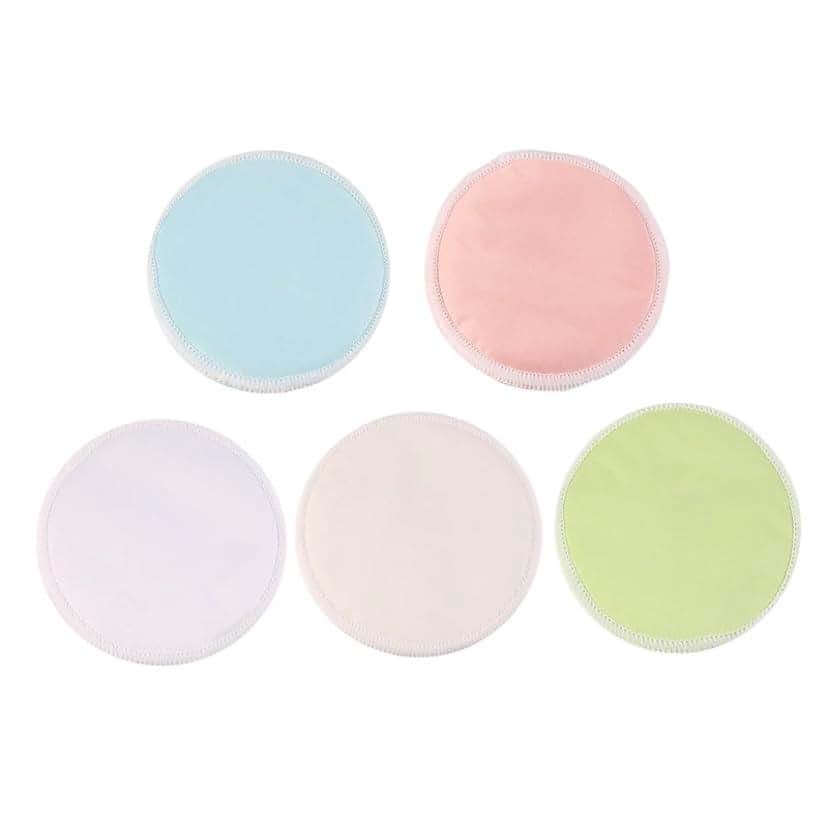 Kinderoo Reusable Nursing Pads, 8 Pack, Maternity Breastfeeding Pads, Blue/White. Can also be used as reusable (photo 3)