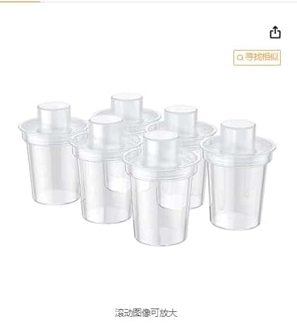 Amaping 6 Pcs Baby Formula Dispenser and Snack Storage Box (photo 3)