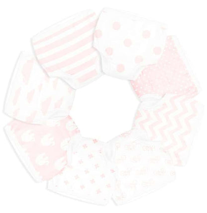 BaeBae Goods Potty Training Underwear for Girls 8 Piece, Absorbent Cotton Baby Toddler Training Pants for 12M Unisex
