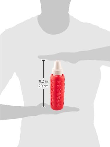 HNR Essentials Silicone Glass Baby Bottle Cover, 2 Pack Red (photo 4)