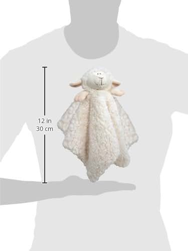 Stephan Baby Plush Cuddle Bud Security Blankie, Cream Lamb
