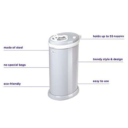 Ubbi Steel Diaper Pail In Pink