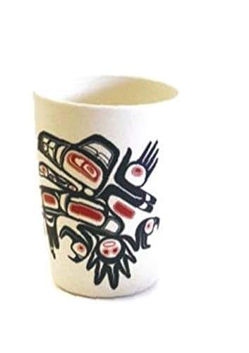 Native Nortwest Running Raven Bamboo Cup