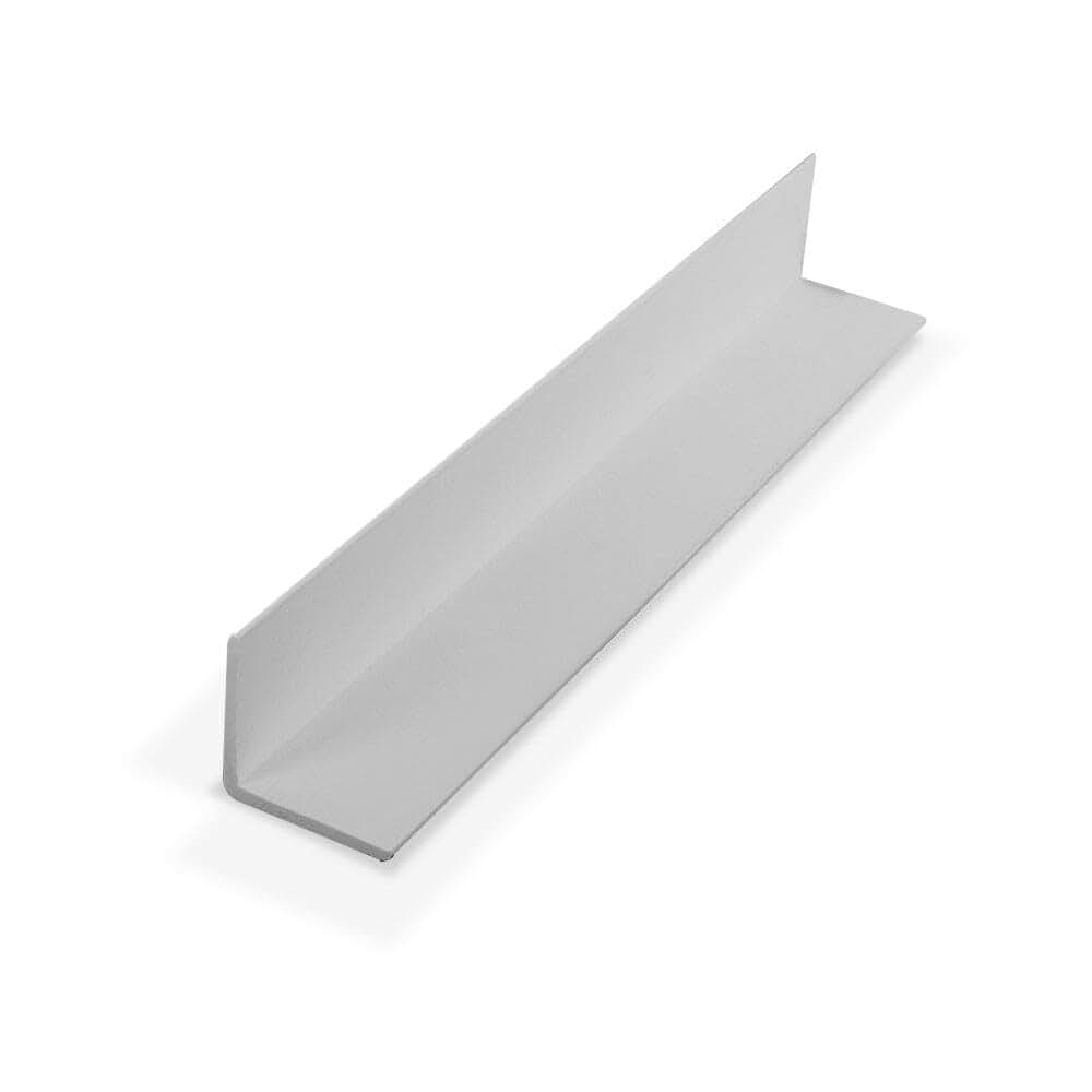 Outwater Plastic Angle Moulding White 36-Inch Lengths