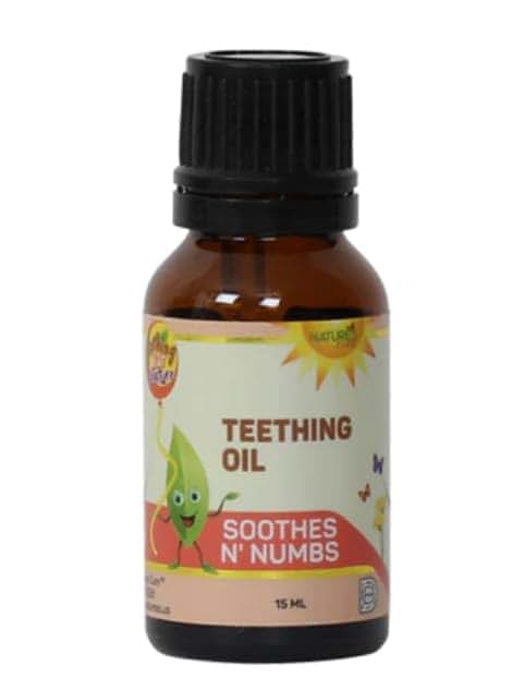 Natures Cue Teething Oil Massage Oil for Gums
