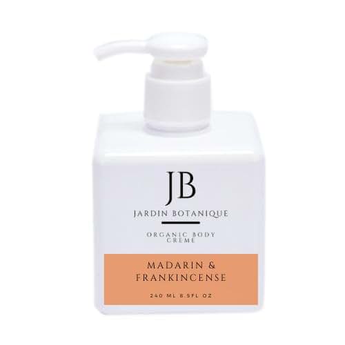 Jardin Botanique Mandarin & Frankincense Organic Body Crème (8 oz Bottle)