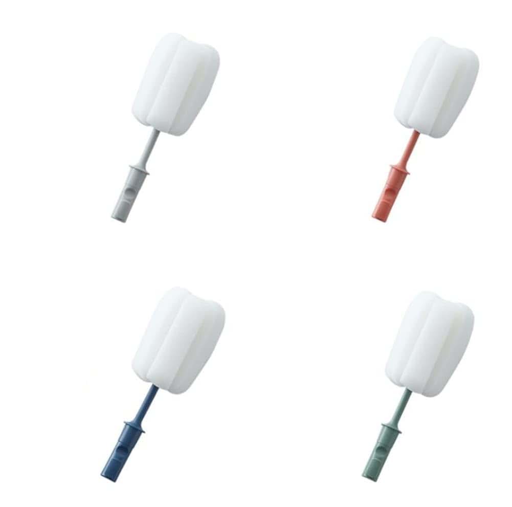 Cleaning Brush Set for Bottles and Mugs | Detachable Sponge Head