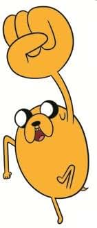 WiggleWalls Jake The Dog Fist Bump Wall Decal Adventure Time