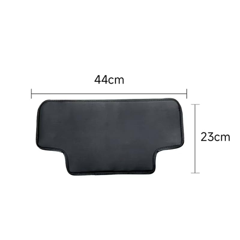 H-Quenby 2 Piece Car Seat Back Protector for Dodge Charger 2011-2023, PU Leather Kick Mat with Pocket