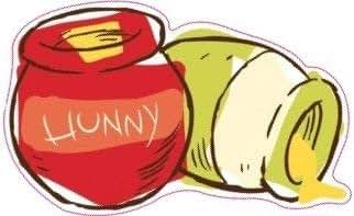Disney Winnie The Pooh Honey Pot Peel And Stick Vinyl Wall Decals