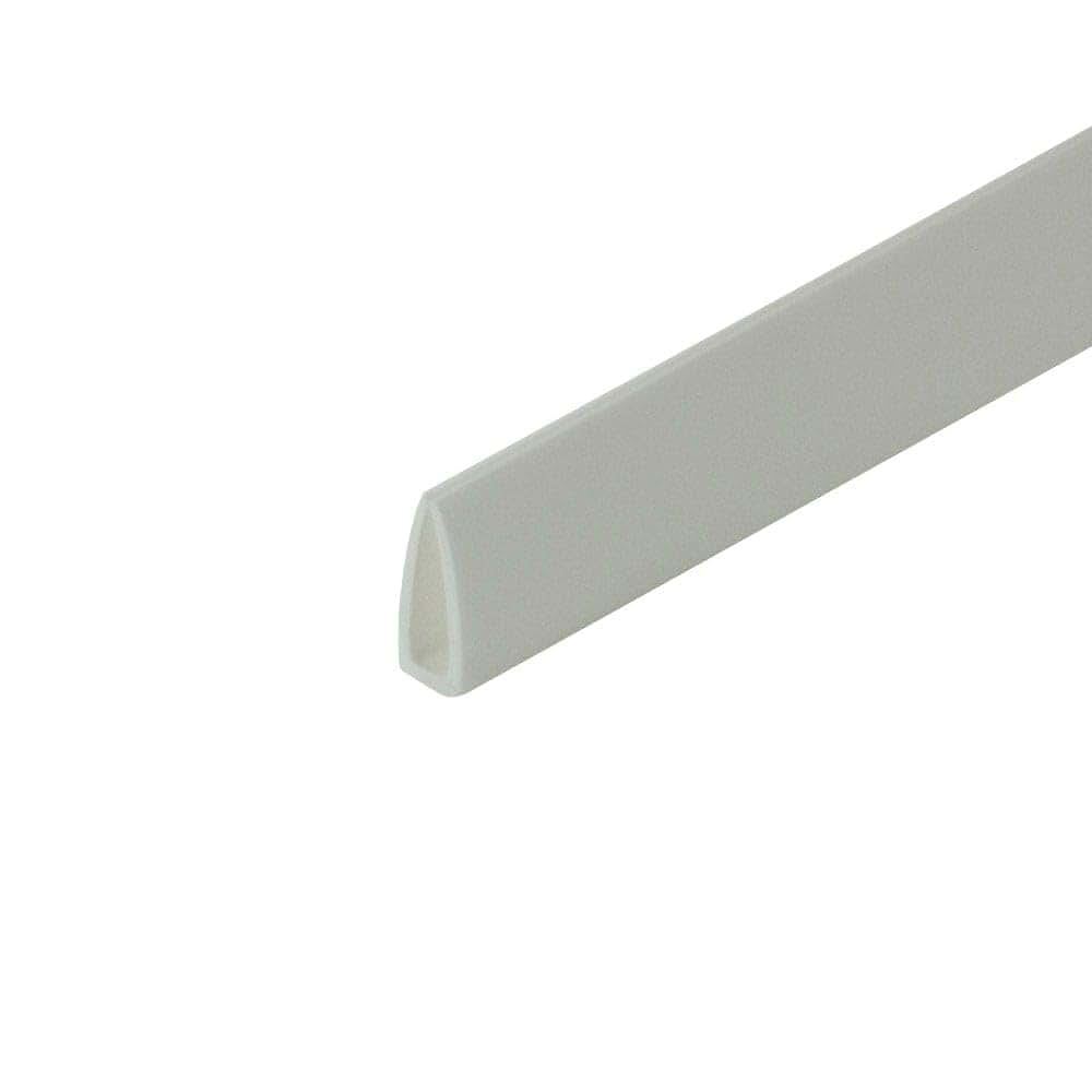 Outwater White Plastic U-Channel 48" Pack of 2