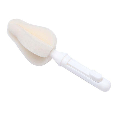 Joayuezo 10PCS Milk Bottle Nipple Brushes Pacifier Sponge Cleaning Brush for Bottles and Accessories (White) (photo 3)