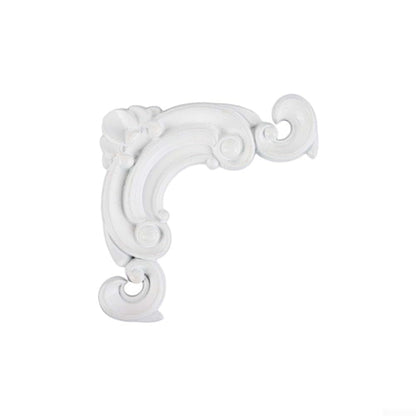 Decorative Sticker Flowers PVC Retro Corners