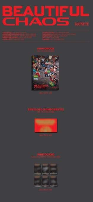 KATSEYE Beautiful Chaos 2nd EP Album, 2 Photobook Set