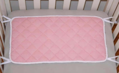 Abstract Quilted Portable Crib Bib Sheet Saver for Bassinet