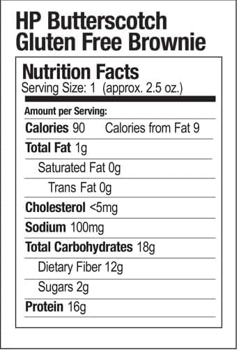 Simply Scrumptous High Protein Gluten Free Butterscotch Brownie (photo 2)