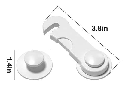 Yummy Baby Products Cabinet Door Latch Locks, 10 Pack (photo 4)