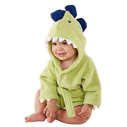 Baby Aspen Hooded Cotton Towel Robe for Babies 0-9 Months