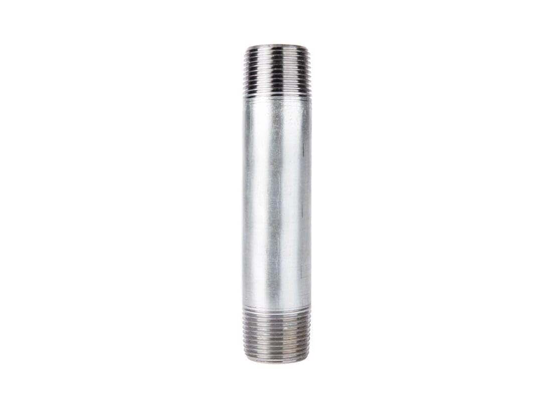 Mueller Streamline Galvanized Nipple 3x6 Plastic Plumbing Fitting