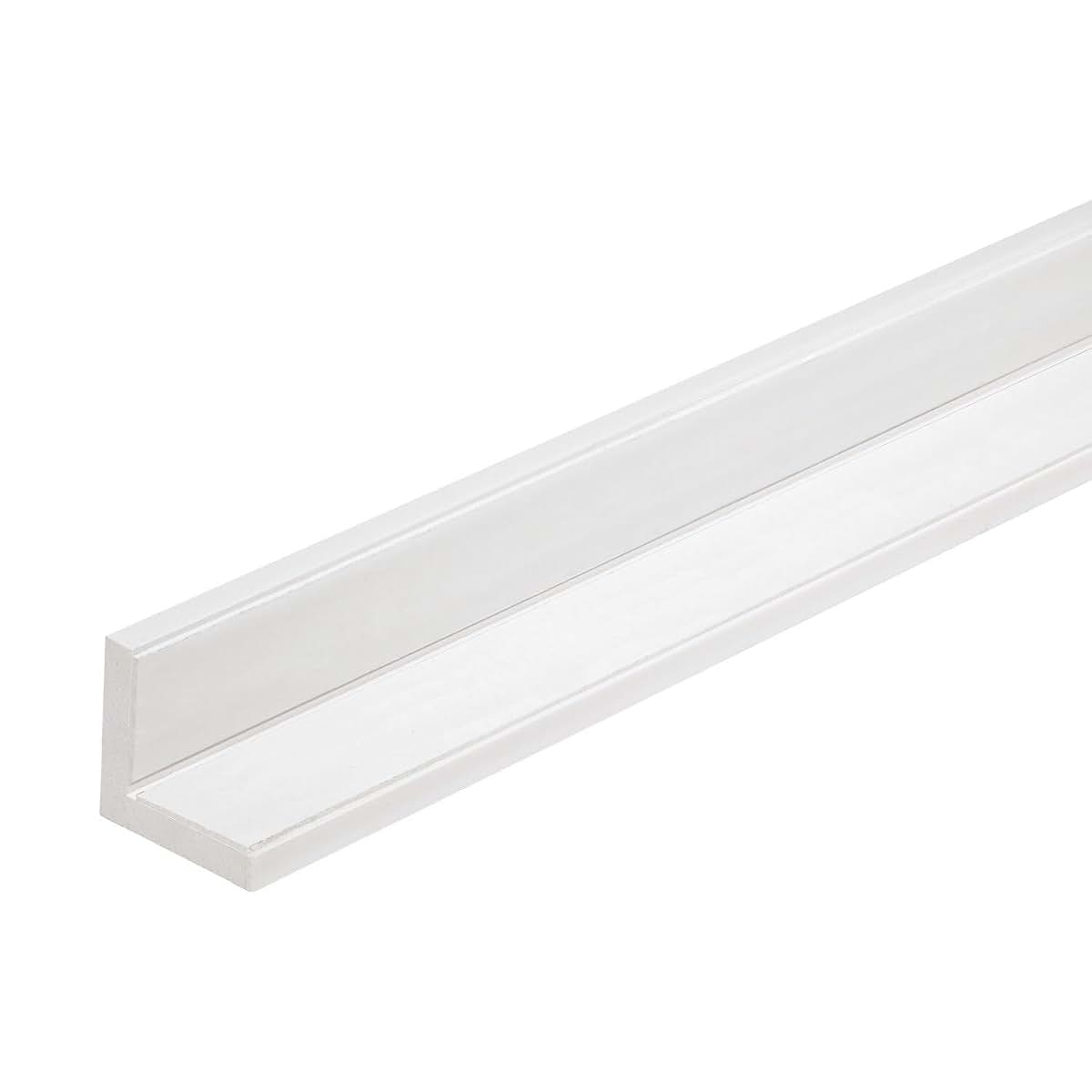 Outwater White 1-1/2" X 1-1/2" Wall Corner Protector Trim with Adhesive, 8FT Length, 6 Pack (photo 3)