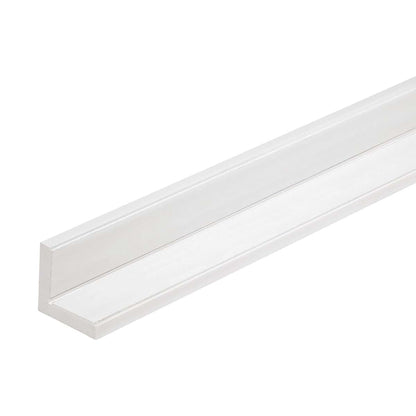 Outwater White 1-1/2" X 1-1/2" Wall Corner Protector Trim with Adhesive, 8FT Length, 6 Pack (photo 3)