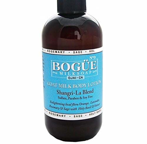 Bogue Milk Soap Goat Milk Hand & Body Lotion- BOGUE No.9 'Shangri La' Blend of local flora Orange, Lavender, Rosemary &