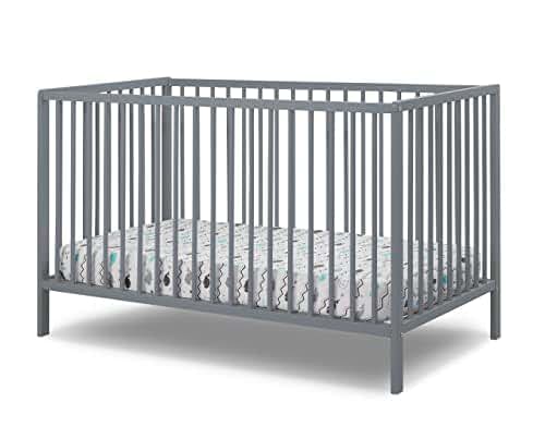 Sorelle Classic Happy 3-in-1 Convertible Crib in Gray