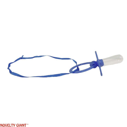 Novelty Giant Blue Jumbo Baby Pacifier Costume Accessory (photo 4)