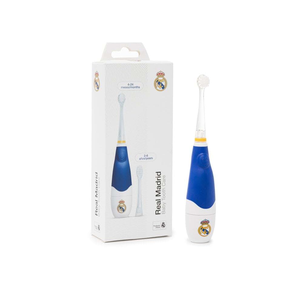 Miniland Real Madrid Children's Electric Toothbrush With LED Light And 2 Interchangeable Heads