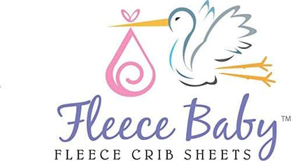 Fleece Baby Fitted Crib Sheet with Patented Safety Design - LIGHT BLUE (photo 4)
