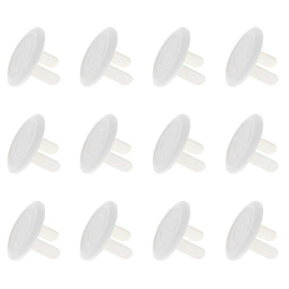 Heyiarbeit 12-Pack Outlet Covers Child Proof Plug Cover White ABS