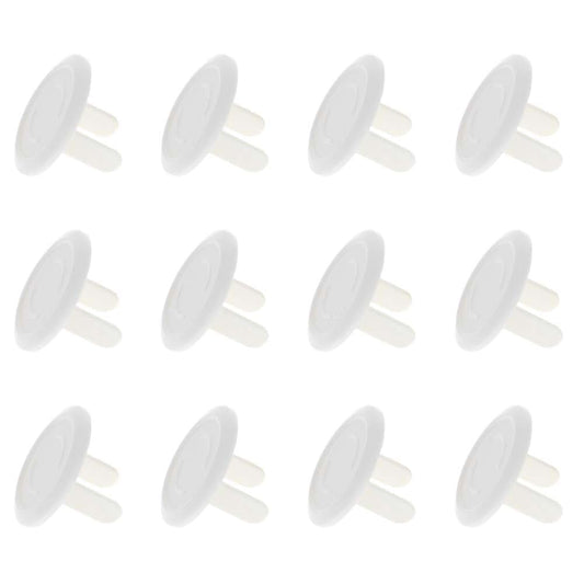 Heyiarbeit 12-Pack Outlet Covers Child Proof Plug Cover White ABS