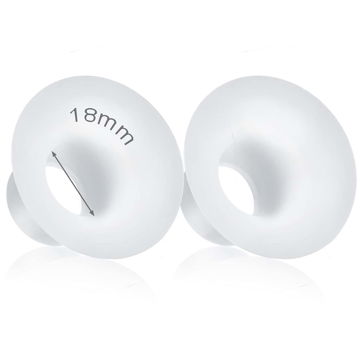 Silicone Breast Pump Flange Inserts for Pumps (18mm)