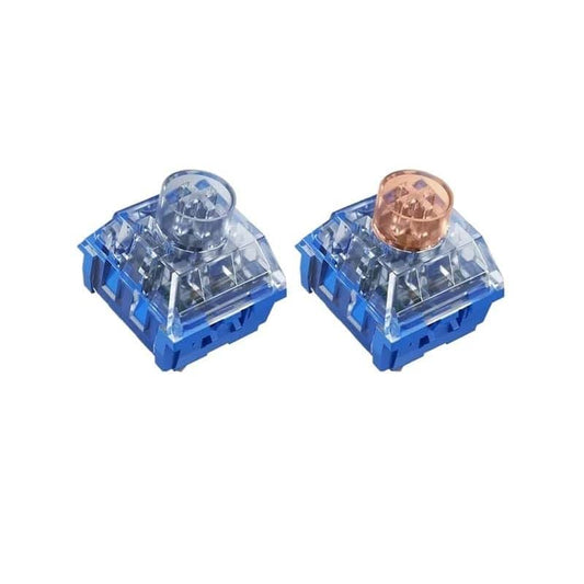 QZLIBEFUD Deep Sea Pro Whale Silent Tactile Switches Islet Linear Switches for Lubed Mechanical Keyboard Switch(Whale