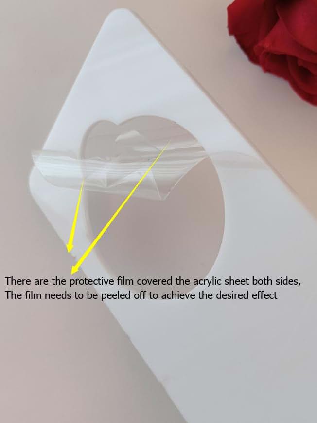 Blank Acrylic Door Hangers for DIY Craft Decoration