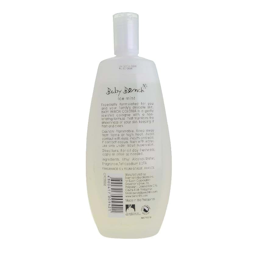 Baby Bench Ice Mint Cologne, 500 Ml Fragrance