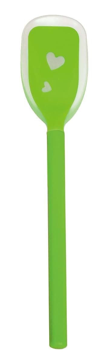 Okabe Western Tableware Silicone Soft Spoon Large Green