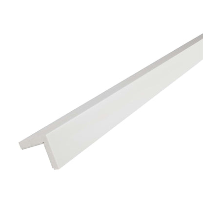 Outwater White 1-1/2" X 1-1/2" Wall Corner Protector Trim with Adhesive, 8FT Length, 6 Pack (photo 4)