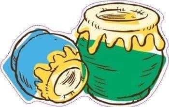 Disney Winnie The Pooh Honey Pot Peel And Stick Vinyl Wall Decals