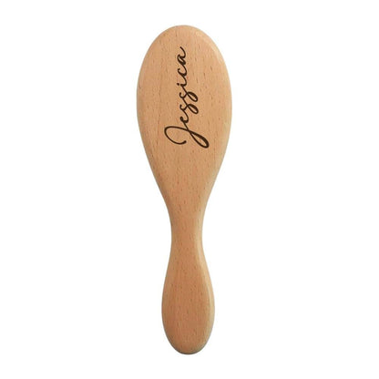 gorm Natural Wood Comb and Brush Set, Blank Brush and Comb, engravable Brush and Comb, Personalized Brush and Comb Set
