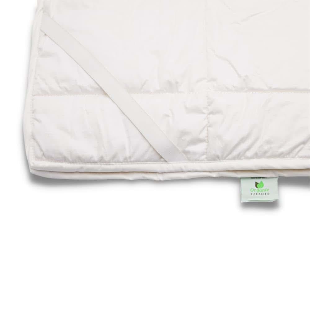 OrganicTextiles Australian Wool Crib Mattress Pad Portable