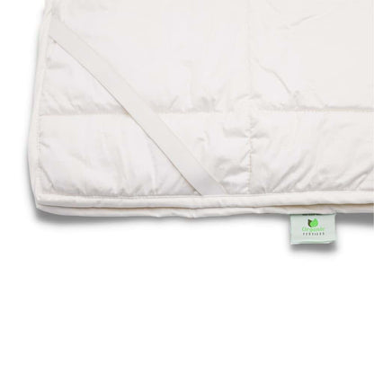 OrganicTextiles Australian Wool Crib Mattress Pad Portable