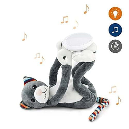 ZAZU Kids Katie The Cat Nightlight Plush Toy with Sound Machine