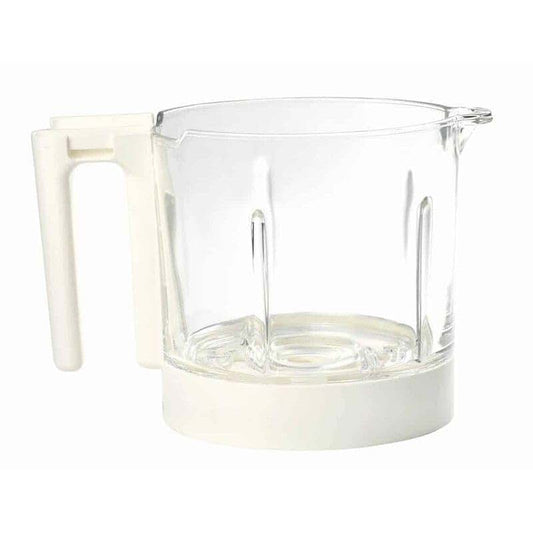 Béaba BEABA Babycook Neo Baby Food Maker Replacement Glass Bowl, 5.2 Cup Capacity, Holds 34 Servings, White