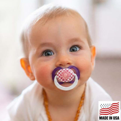 Custom Pacifiers Personalized Baby Pacifier Set, 3 Count, Custom Printed Shield, Silicone Nipple, 3+ Months (photo 2)