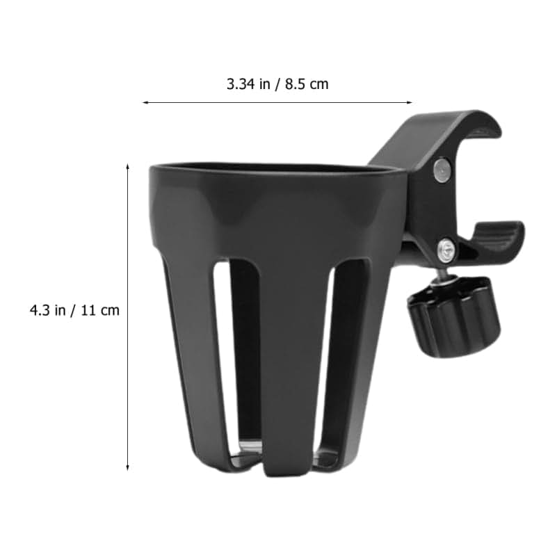 Vaguelly Universal Stroller Cup Holder Black